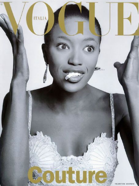 Naomi Campbell - Vogue Magazine Cover [Italy] (1 March 1996)