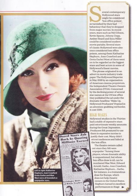 Katharine Hepburn - Yours Retro Magazine Pictorial [United Kingdom] (November 2022)
