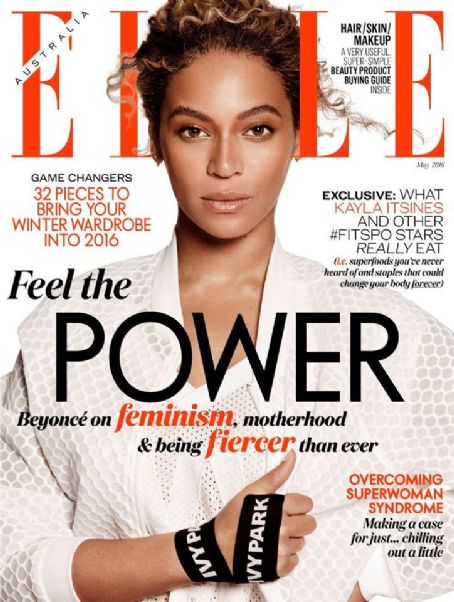 Beyoncé, Elle Magazine May 2016 Cover Photo - Australia