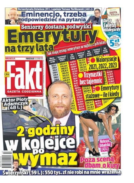 Piotr Adamczyk, Natasza Urbanska, Fakt Magazine 16 ...