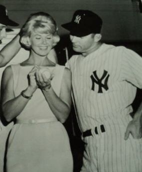 Doris Day and Mickey Mantle