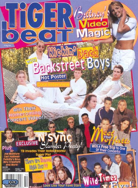 Backstreet Boys - Tiger Beat Magazine Cover [United States] (October 1999)