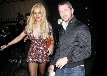 Lindsay Lohan and Gerard Butler