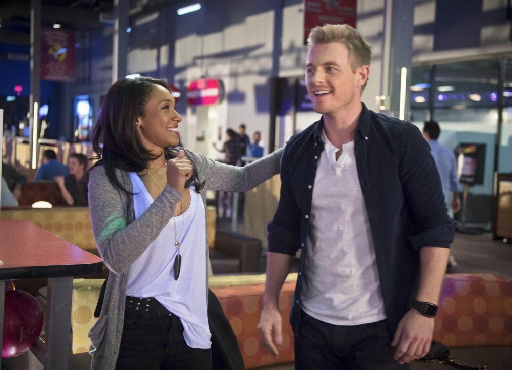 Candice Patton and Rick Cosnett.