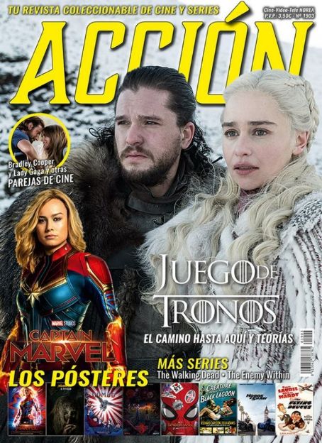 Brie Larson, Game of Thrones, Emilia Clarke, Kit Harington, Captain