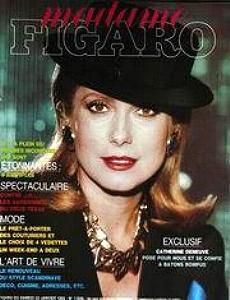 Catherine Deneuve, Madame Figaro Magazine 22 January 1983 Cover Photo