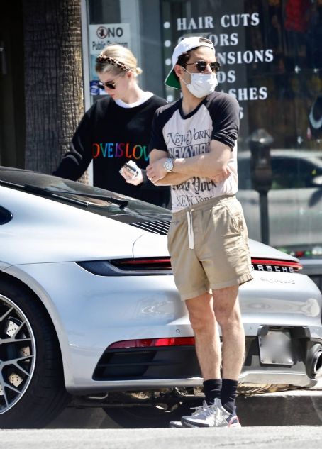 Lucy Boynton – With Rami Malek shopping candids in Studio City Picture