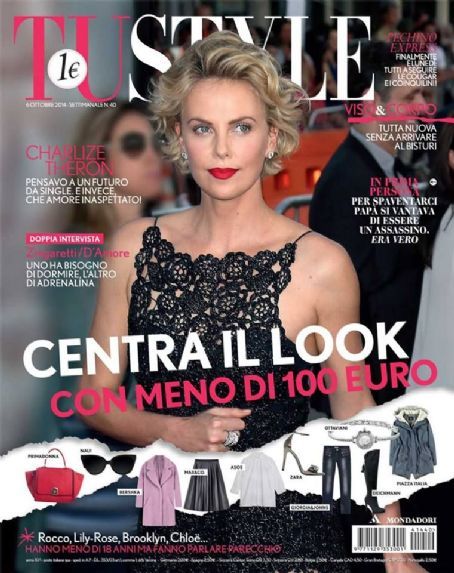 Charlize Theron, Tu Style Magazine 06 October 2014 Cover Photo - Italy