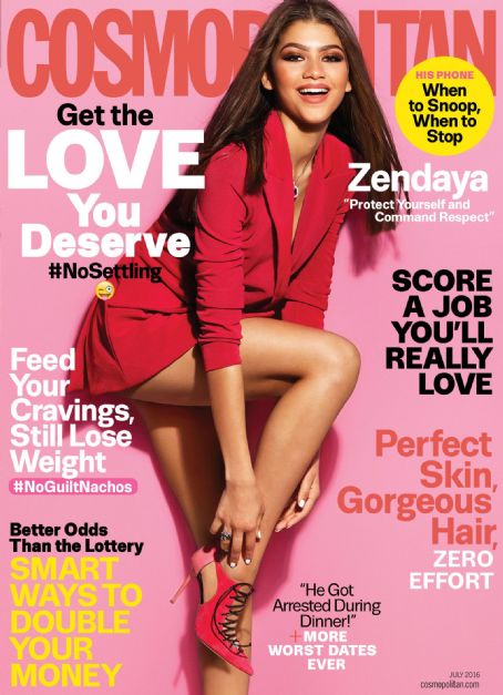 Zendaya, Cosmopolitan Magazine July 2016 Cover Photo - United States