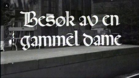 Besøk av en gammel dame