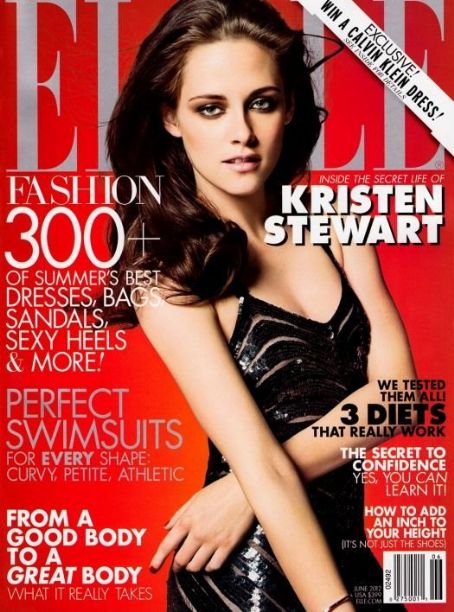 Kristen Stewart, Elle Magazine June 2012 Cover Photo - United States