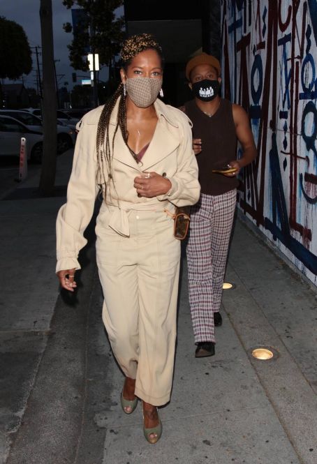 Regina King – Seen at Craig’s in West Hollywood