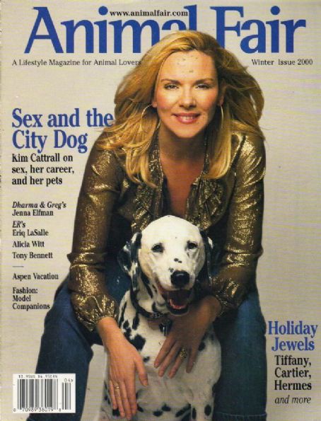 Kim Cattrall, Animal Fair Magazine December 2000 Cover Photo - United States