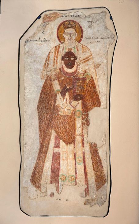 Bishop Petros with Saint Peter the Apostle