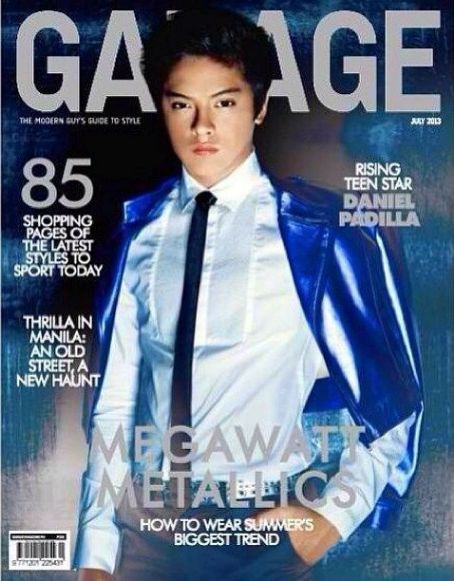 Daniel Padilla - Garage Magazine Cover [Philippines] (July 2013)
