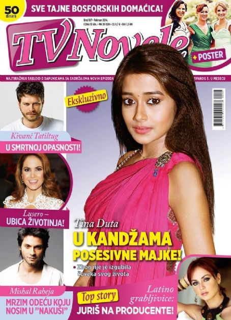 , Kivanç Tatlitug, Lucero, Gabriela Spanic - TV Novele Magazine Cover [Serbia] (February 2014)