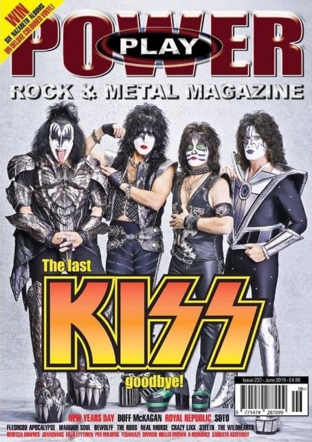 KISS - Power Play Magazine Cover [United Kingdom] (June 2019)