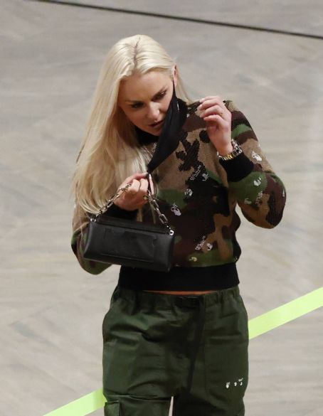 Lindsey Vonn – Seen during basketball game between the Boston Celtics and the Brooklyn Nets