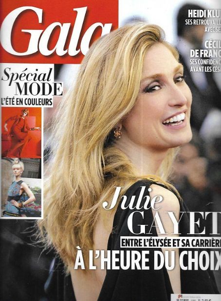 Julie Gayet, Gala Magazine 26 February 2020 Cover Photo - France