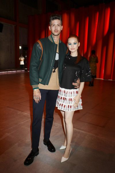 T. Mills and Madelaine Petsch: Prada Spring/Summer 2019 Womenswear