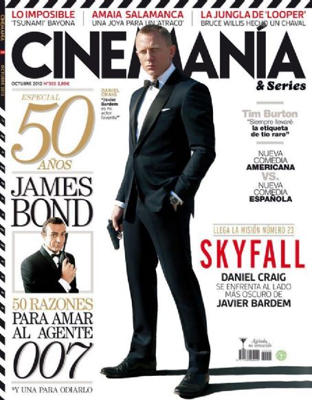 Daniel Craig - Cinemanía Magazine Cover [Spain] (October 2012)