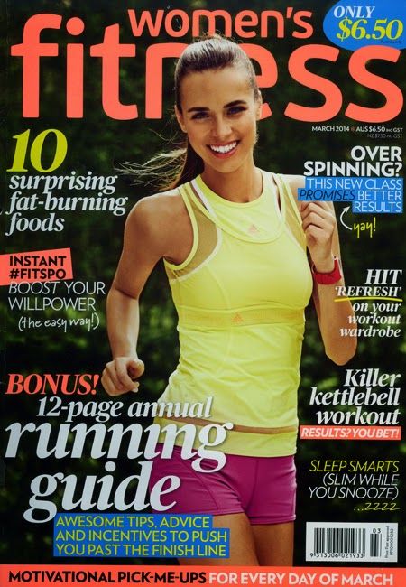 Monika Radulovic, Womens Fitness Magazine March 2014 Cover Photo ...