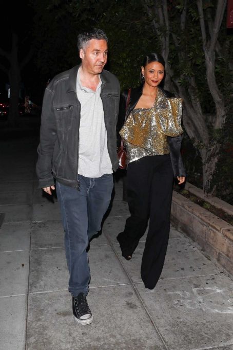 Thandie Newton and her husband Ol Parker – Night out in Beverly Hills