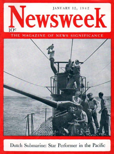 Newsweek Magazine 12 January 1942 Cover Photo - United States