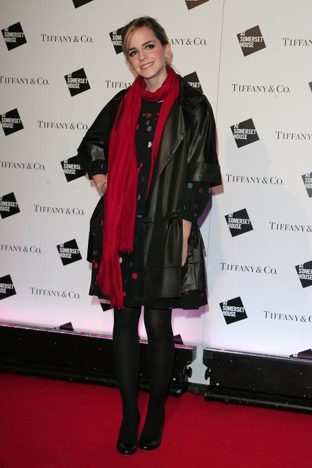 Emma Watson - VIP Opening Night For Somerset House Ice Rink In London - November 2008