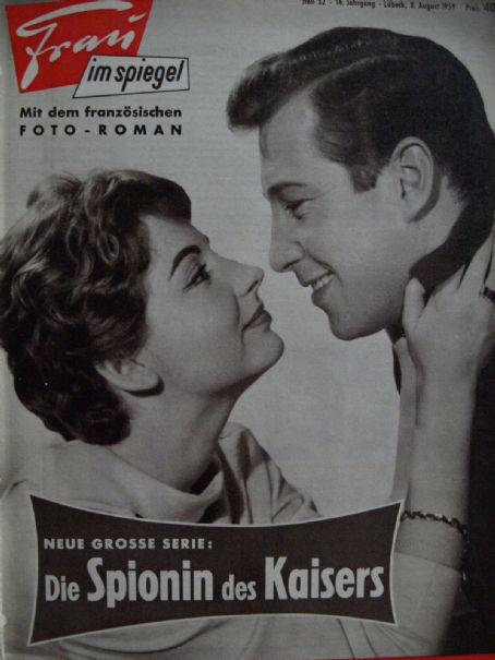 Johanna von Koczian - Frau im Spiegel Magazine Cover [West Germany] (8 August 1959)