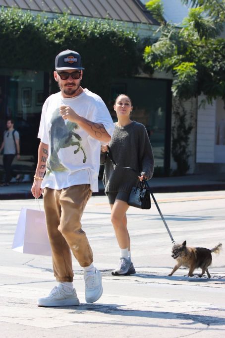 Cara Santana – With her beau Shannon Leto while shopping together in West Hollywood