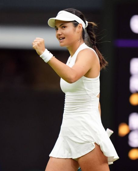 Emma Raducanu – Match against Maria Sakkari at Wimbledon 2024 – London