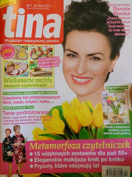 Danuta Stenka - Tina Magazine Cover [Poland] (29 March 2017)