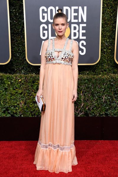 Kate Mara  wears Miu Miu Dress : 76th Annual Golden Globe Awards