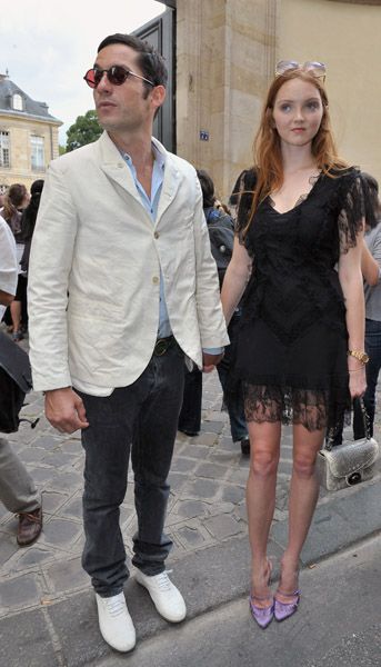 Lily Cole And Enrique Murciano - Christian Dior Paris Fashion Show F/W On July 5, 2010