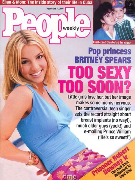 Britney Spears, People Weekly Magazine 14 February 2000 Cover Photo ...