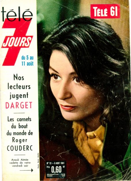Télé 7 Jours Magazine Cover [France] (5 August 1961)