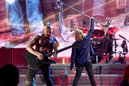 Def Leppard performs at the 2019 Rock & Roll Hall Of Fame Induction Ceremony - Show at Barclays Center on March 29, 2019 in New York City