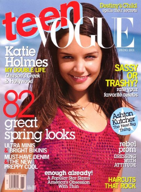 Katie Holmes, Teen Vogue Magazine June 2001 Cover Photo - United States