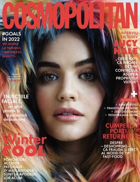 Lucy Hale - Cosmopolitan Magazine Cover [Romania] (February 2022)
