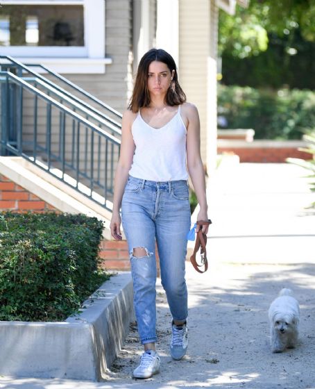 Ana de Armas: Walking Her Dog in Los Angeles 07/30/2019