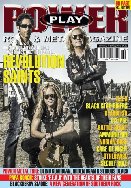 Doug Aldrich - Power Play Magazine Cover [United Kingdom] (February 2015)