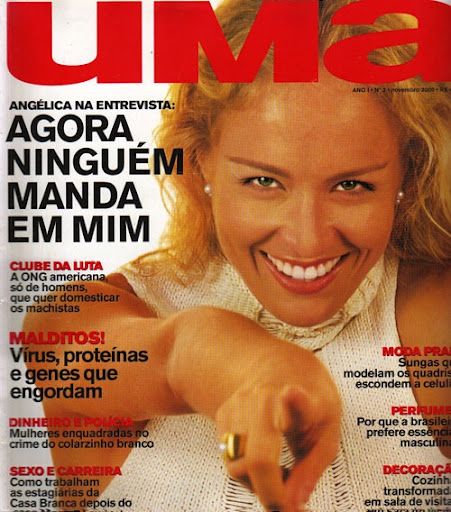 Angélica, UMA Magazine November 2000 Cover Photo - Brazil