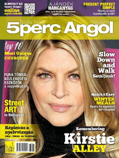 Kirstie Alley, 5 Perc Angol Magazine January 2023 Cover Photo - Hungary