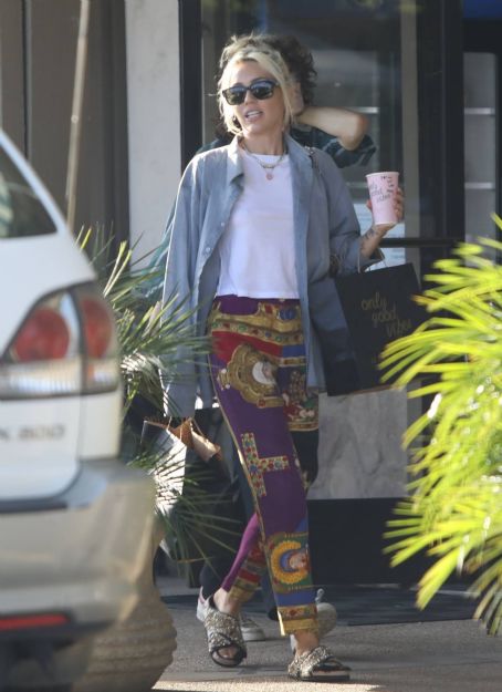 Miley Cyrus – With her boyfriend Maxx Morando out in Malibu
