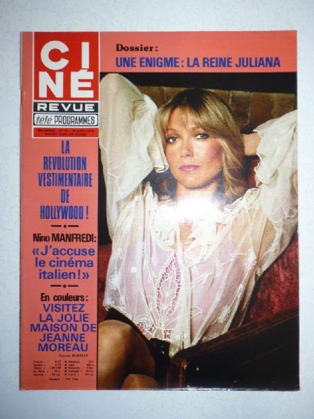 Susan Blakely, Cine Revue Magazine 15 April 1979 Cover Photo - France