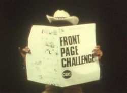 Front Page Challenge