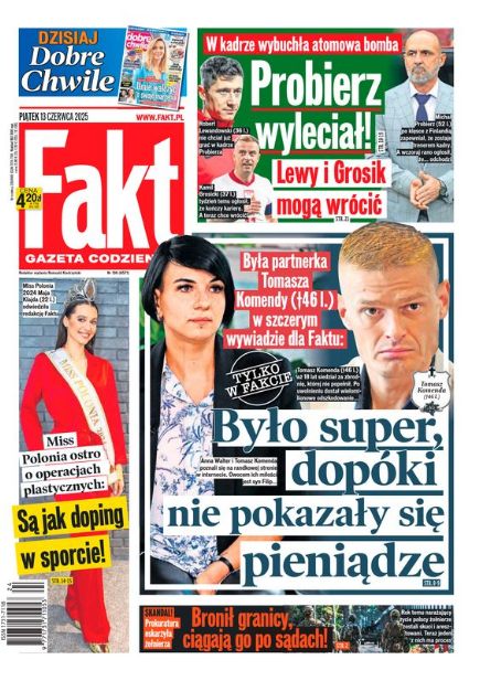 Robert Lewandowski - Fakt Magazine Cover [Poland] (13 June 2025)