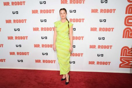 Grace Gummer attends 'Mr. Robot' Season 4 premiere at Village East