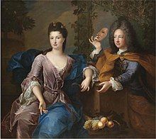 Philippe II, Duke of Orléans and Marie-Madeleine de Parabère